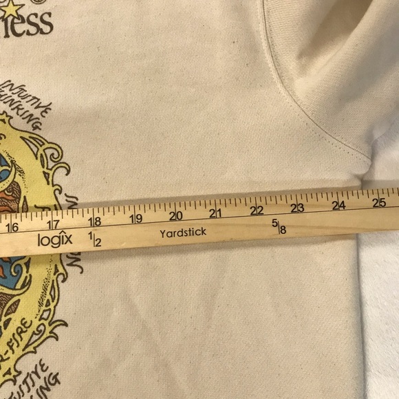 Jake Foreman Elements As Consciou Sweatshirt Women’s Size M Color Beige Pullover - Picture 9 of 16